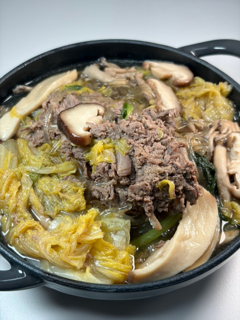 코스트코 양념소불고기 전골 만들기 버섯전골 버섯모듬요리