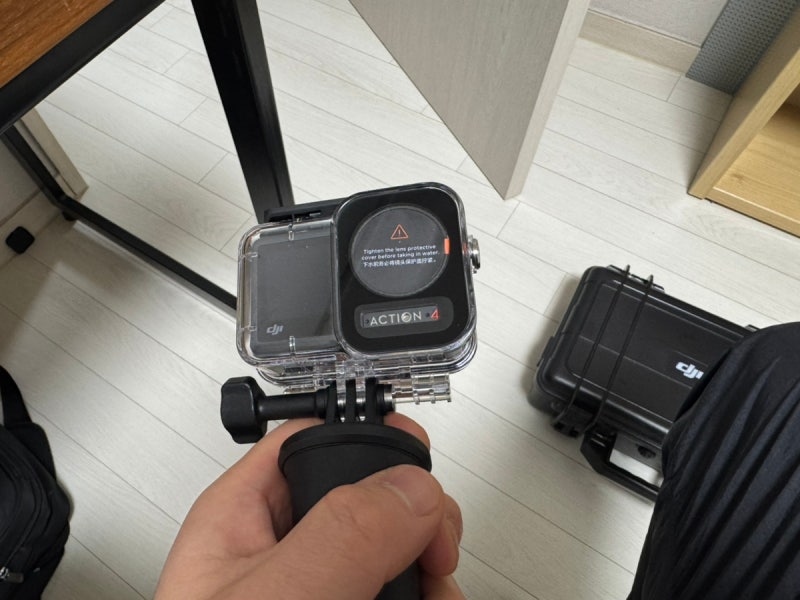 dji 오즈모 액션캠 4 다이빙 콤보(스탠더드+다이빙 악세사리 키트), 미니확장로드 구매후기//