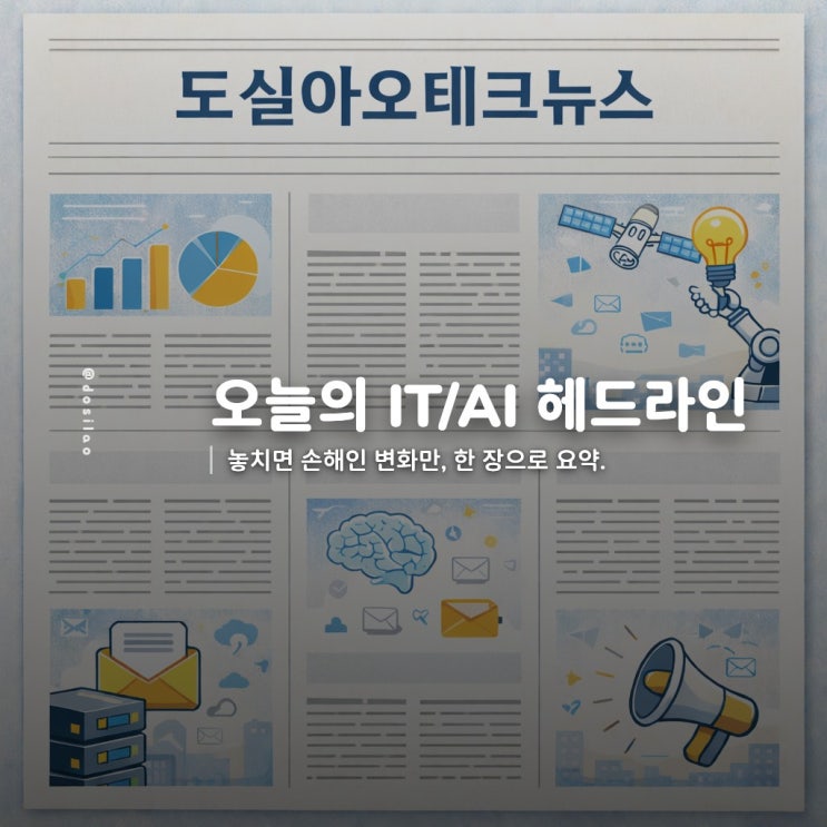  [오늘의 주요 뉴스] 오픈AI, 8달러 요금제 '챗GPT 고' 출시…광고 도입 추진