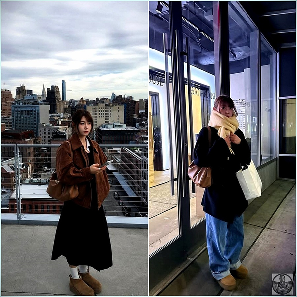  "로스쿨 합격하더니 미모도 열일?" 박나언 뉴욕 코디, 신발은 이거였네