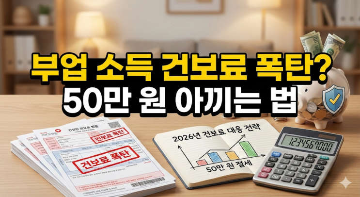  직장인 투잡 N잡러 건강보험료 폭탄? 연 2천만원 넘기 전 꼭 챙겨야 할 절세 방법 3가지