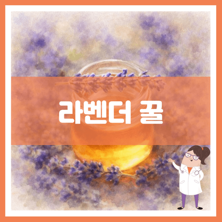  라벤더 꿀 효능 부작용 보관방법