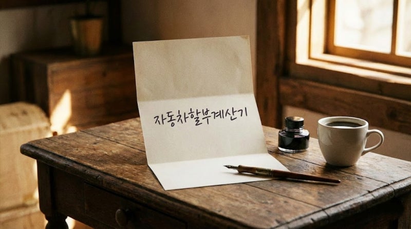 자동차 할부 계산기 72개월 원리금 균등상환 방식 쉽게 이해하기