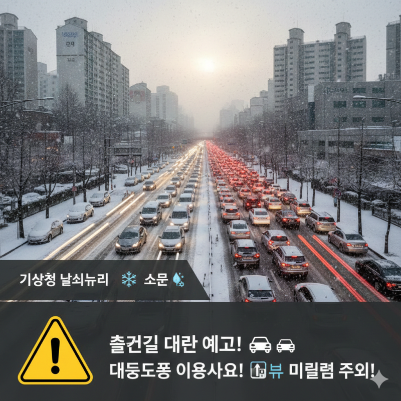 2026년 1월 18일 속보 내일 서울 체감온도 영하 15도? 출근길 비상! 기상청 날씨누리 예보 총정....