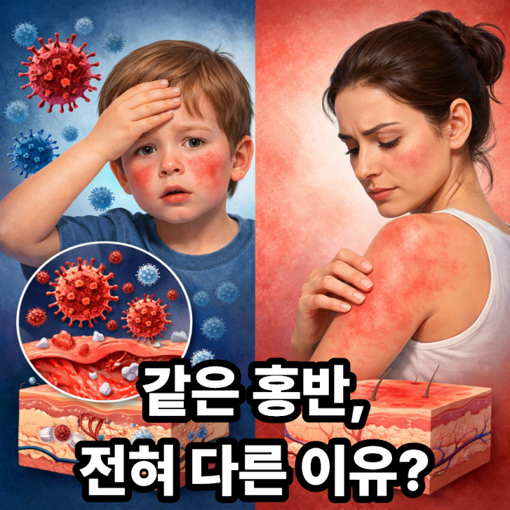  감염성 홍반이란 무엇인가? 일반 홍반과의 차이 한눈에 정리