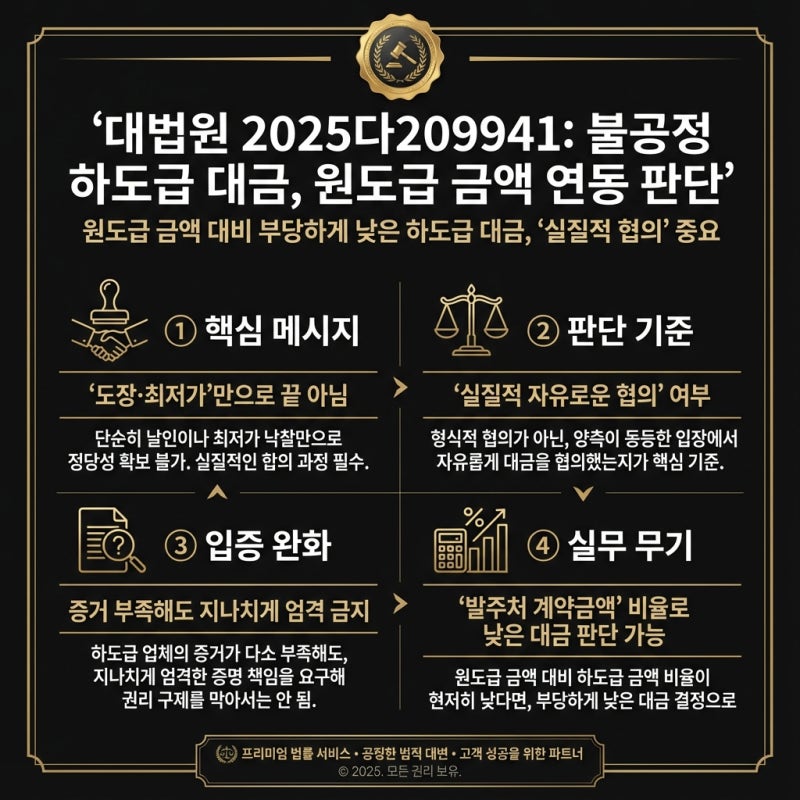 발주처 금액보다 너무 낮은 하도급비, 부당 대금 대응법 관련 이미지 4