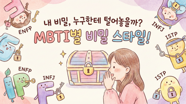  MBTI별 비밀 지키는 스타일, 당신의 비밀은 누구에게 안전할까요?