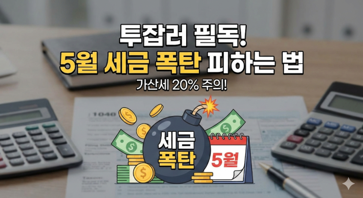  직장인 투잡 3.3% 환급받으려다 세금 폭탄 맞은 썰 (5월 종합소득세 신고 5가지 실수)