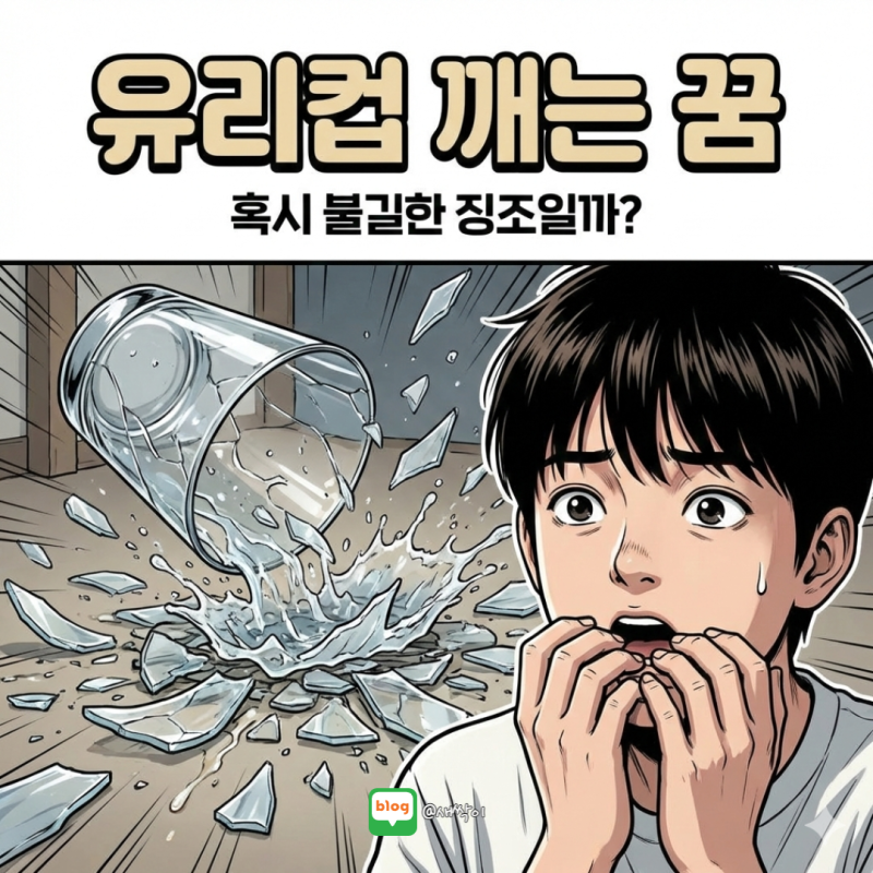 유리컵 깨는 꿈, 혹시 불길한 징조일까?