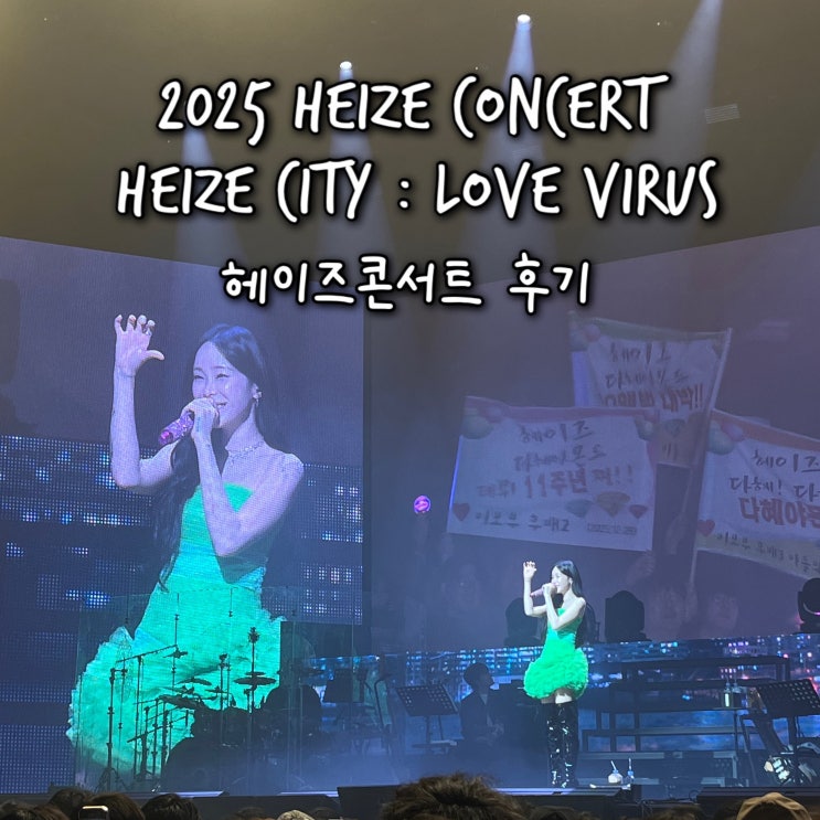  내돈내산 | 2025 Heize Concert [ Heize City : LOVE VIRUS ] 헤이즈콘서트 후기