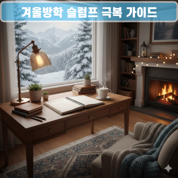  방학 계획 수립,겨울방학 학습 슬럼프 극복을 위한 주간 스케줄링 및 목표 설정법