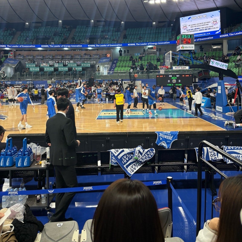 대구가스공사 하나은행존 E구역 시야 총정리 농구 직관 좌석 추천 + 주차 꿀팁