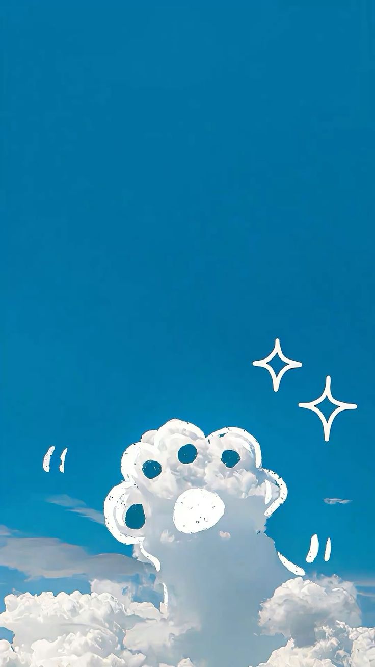  아이폰17 구름 배경화면 귀여운 고화질 배경화면