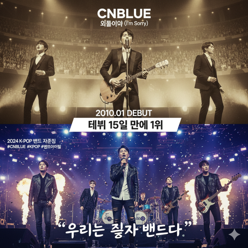 '외톨이야' 15일 만에 1위 신화! 씨엔블루(CNBLUE) 노래 추천 Best 5 및 멤버 프로필