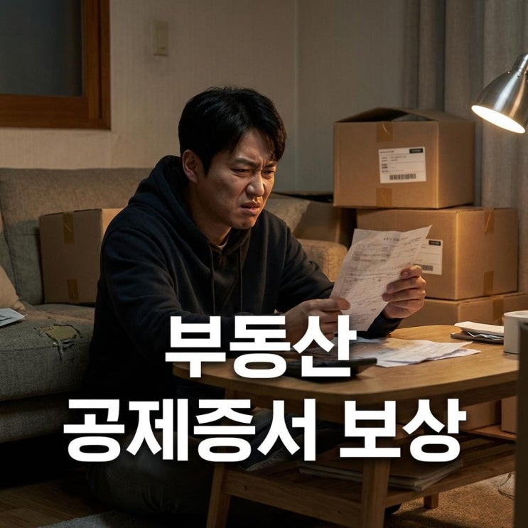  부동산 공제증서 보상 중개사 잘못으로 돈 날렸다면? 100% 받는다는 착각과 진실 (2억원 한도)