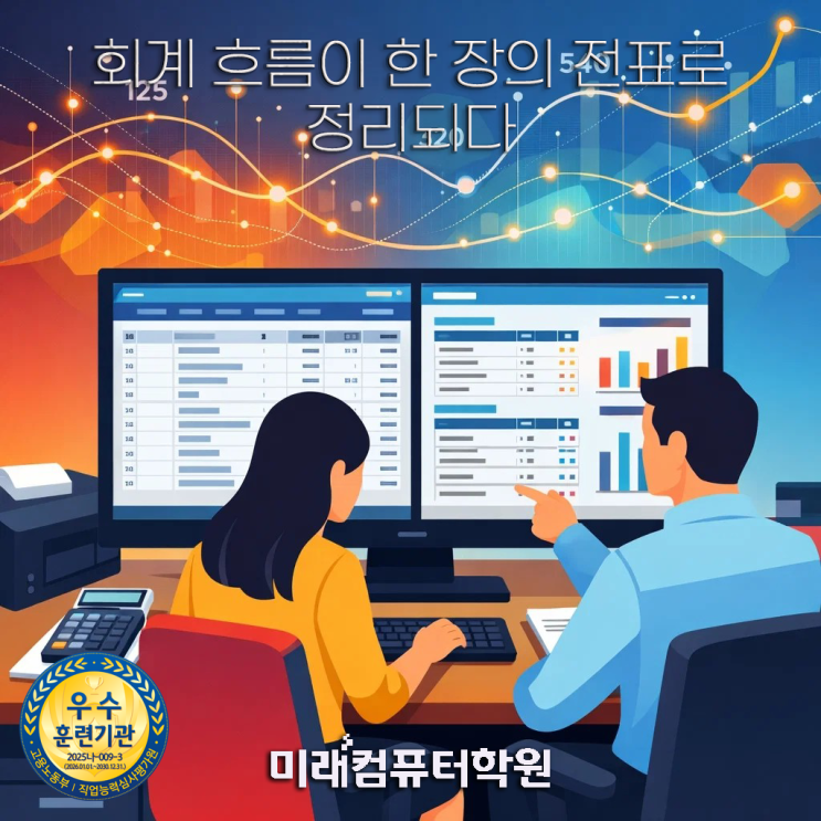  부산국비회계취업교육-자격증이 실무가 되는 순간｜전산세무 1급·TAT 1급 직업능력개발훈련과정