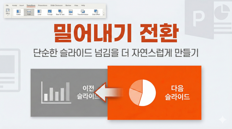  [화면 전환] 밀어내기 전환 - 단순한 슬라이드 넘김을 더 자연스럽게 만들기