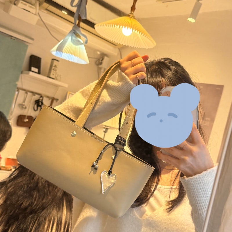 서울 용산 가죽공방 원데이클래스 후기, 글루넛 가죽가방 만들기 데이트