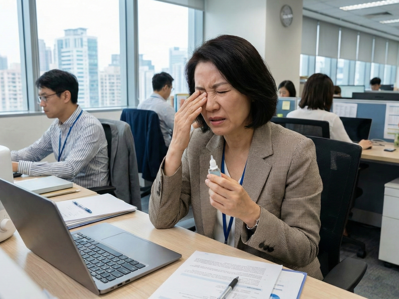 인공눈물을 넣어도 눈이 계속 뻑뻑한 이유, 근본 원인은 '이것' 때문