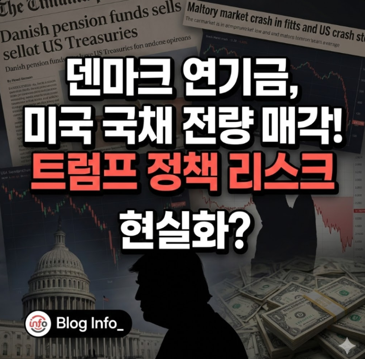  덴마크 연기금, 미국 국채 전량 매각! 트럼프 정책 리스크 현실화?