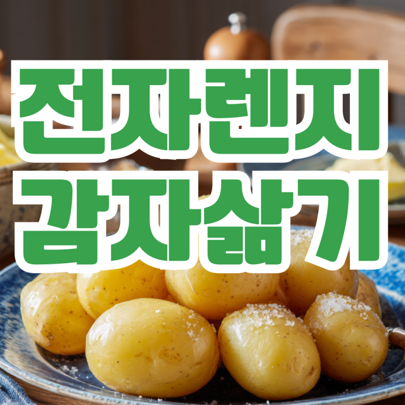 전자렌지 감자삶기 랩 찜기 시간 총정리