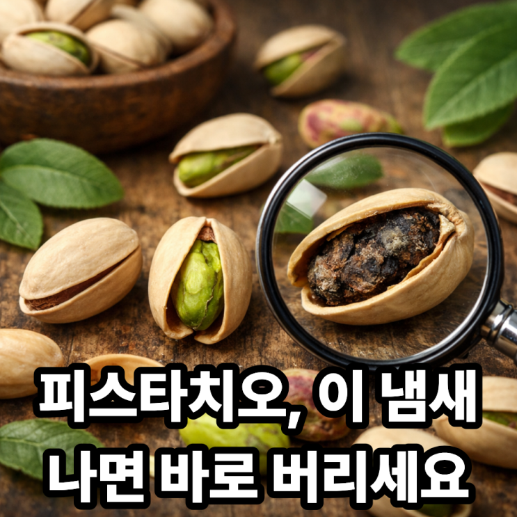   피스타치오 신선도 확인하는 방법｜먹기 전 꼭 체크해야 할 포인트