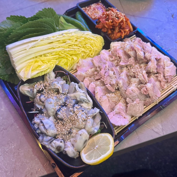  곡반정동 맛집 금복상회 수원 모임장소 굴보쌈 후기