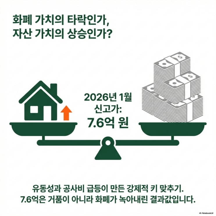  59타입 7.6억이 비싸다는 착각: 대체비용 관점에서 본 의왕 더샵캐슬의 적정 주가