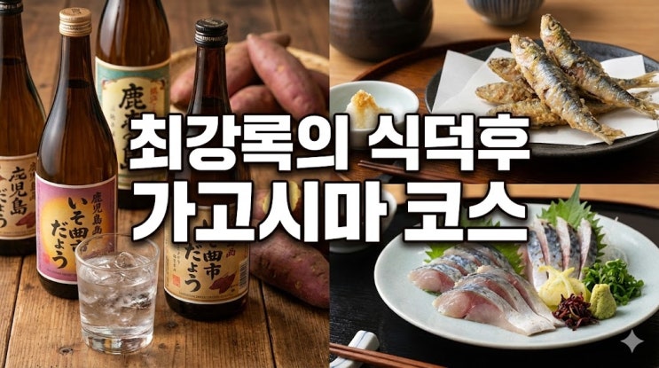  최강록 식덕후 가고시마 여행 코스! 고구마 소주 양조장부터 정어리 빌딩 맛집 총정리 (2화, 3화)