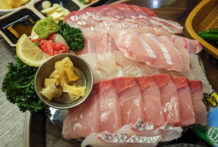  [내돈내산] 상수역 회 맛집 '회사원 활어수산' 후기
