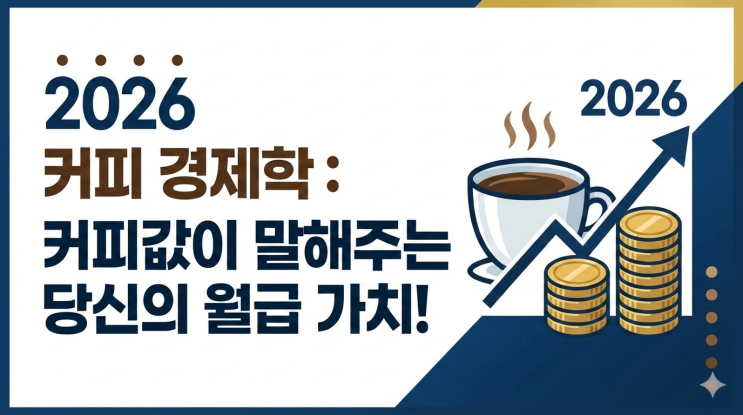  2026년 커피 한 잔 값이 말해주는 경제학 – 소득 대비 물가 감각 훈련법