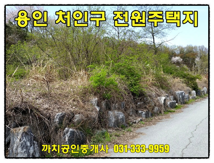  용인시 처인구 모현읍 토지매매 농지전용허가 필요없는 전원주택지