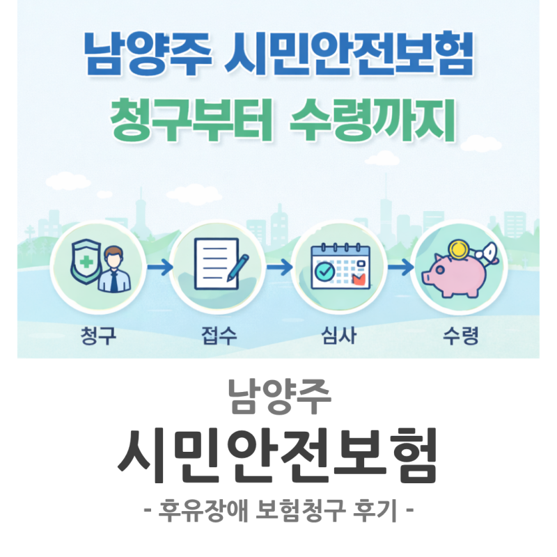 남양주 시민안전보험 후기｜후유장애 보험금 청구 방법과 실제 수령 경험