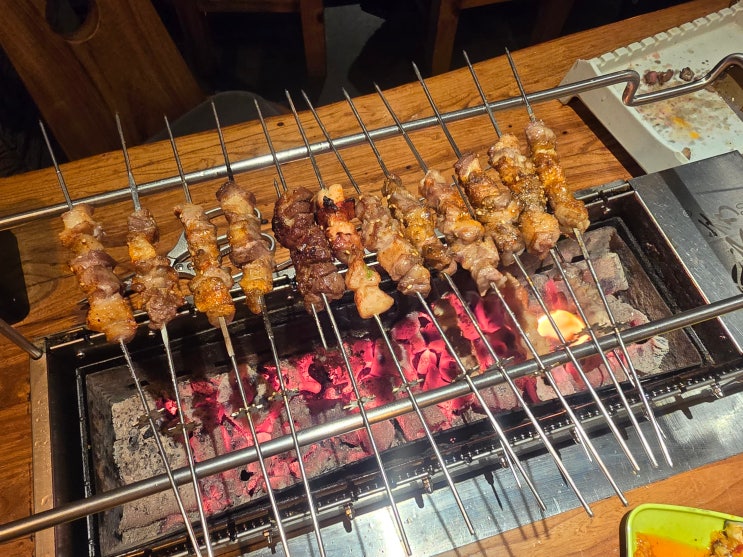  중국 칭다오맛집 무예슬거 양고기 꼬치 양꼬치맛집