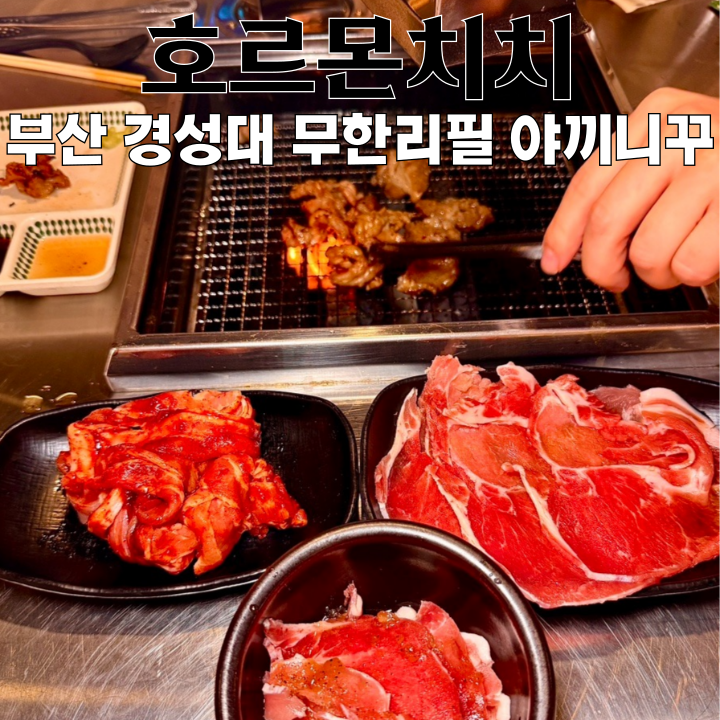 경성대고기집 호르몬치치 : 야끼니꾸 무한리필 맛집 [부산 경성대부경대]