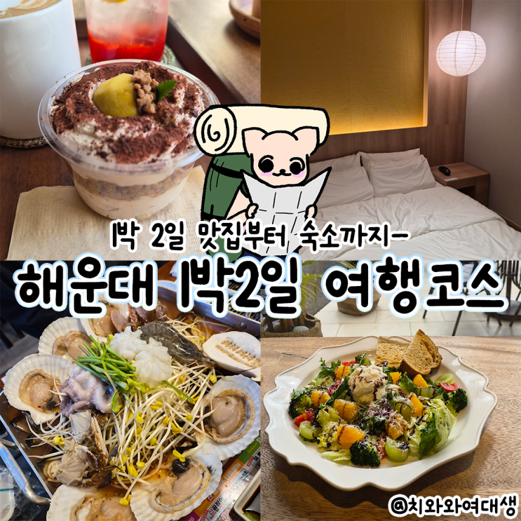  해운대 1박 2일 여행코스 맛집 숙소 아늑호텔 추천