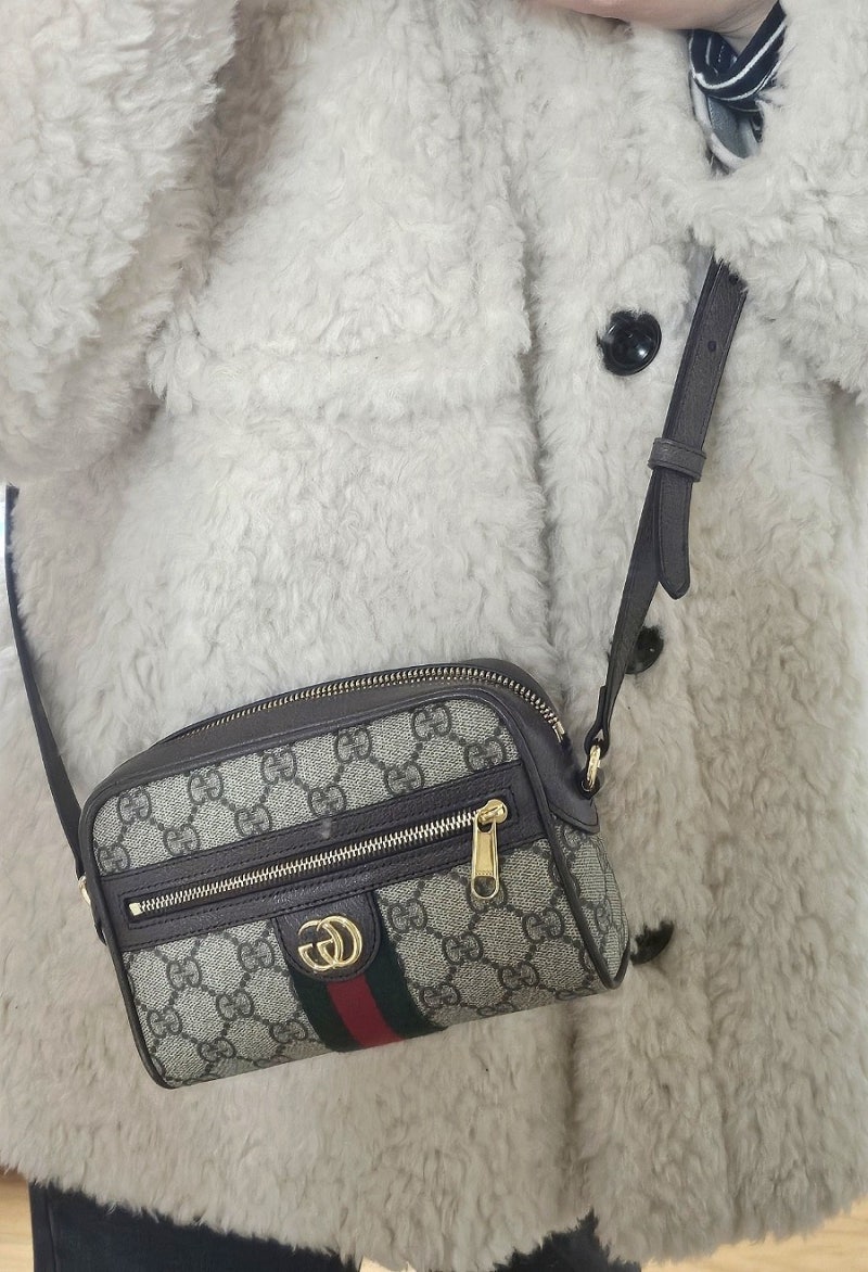 구찌 GUCCI 오피디아(Ophidia) 미니 숄더백 – 데일리 명품백 리뷰