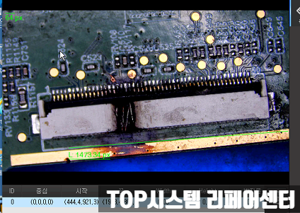  침수쇼트로 인한 커넥터 소손 PCB소손