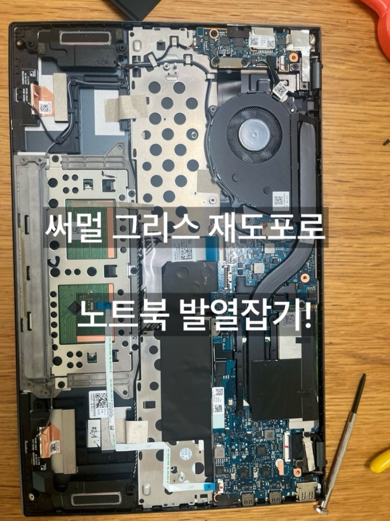당근에서 산 ASUS ZenBook 14 애이수스 아수스? 암튼 젠북 노트북 발열 심할 때 _ 발열잡기 _ 써멀....