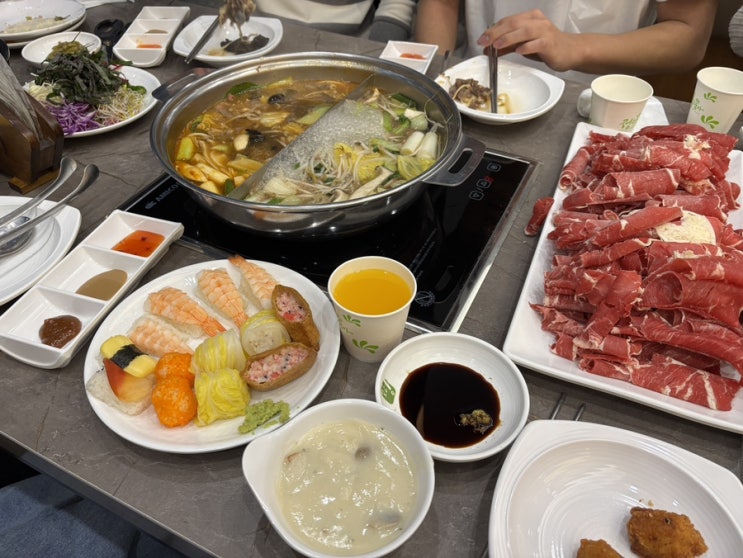  통영맛집 가족외식으로 좋은 샤브향 통영점