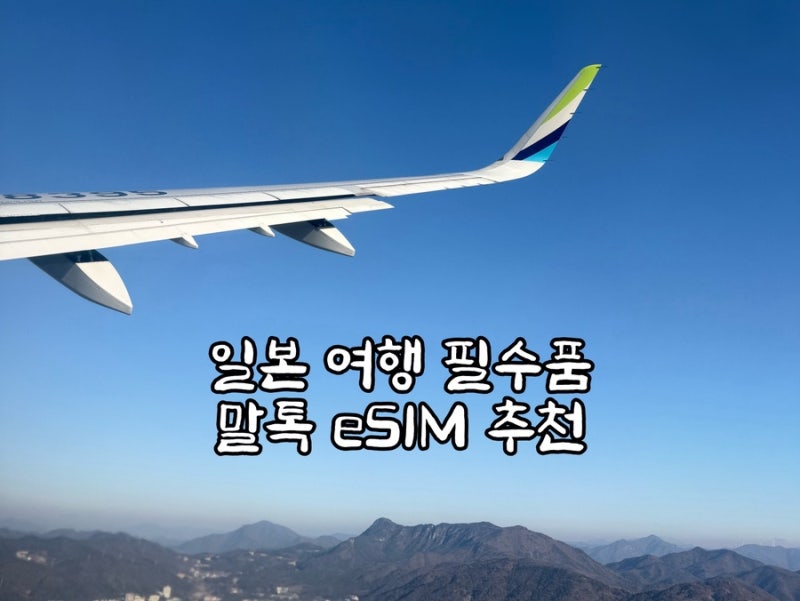 [일본 삿포로 여행] 필수품 데이터 말톡 eSIM 사용 후기