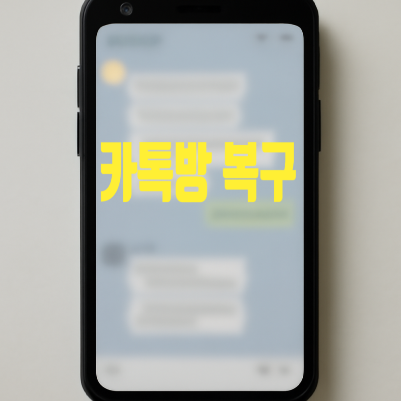 나간 카톡방 복구 삭제된 대화 원인 분석 및 복구 방법은?