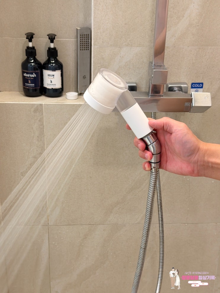  동남아 여행 준비물 필수템, 여행용 샤워기 필터 추천