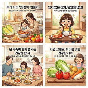 어린이 김치 만들기｜맵지 않은 첫 배추김치 & 백김치 레시피 2종