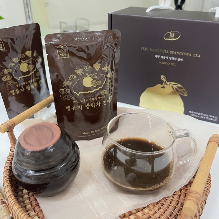 새해 건강관리 건강차로 시작! 하루제주 국산 쌍화차 진액
