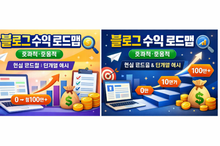  블로그로 “효과적·효율적”으로 수익 내는 현실 로드맵 (예시 포함)