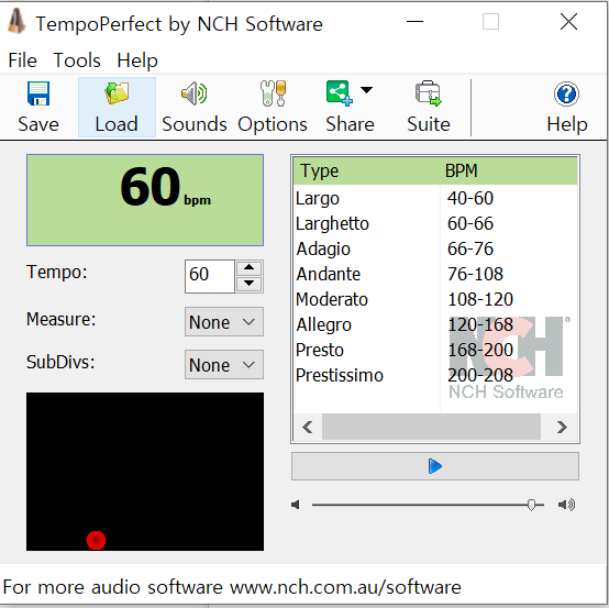  PC에서 사용하는 메트로놈 프로그램 추천 - TempoPerfect 무료 메트로놈