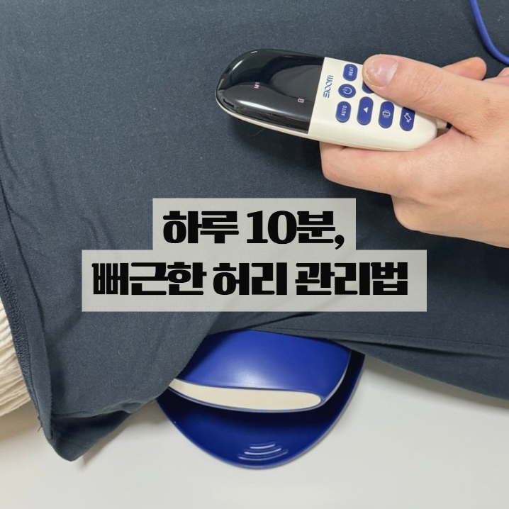  집에서 쓰는 허리마사지기, 슬룸 허리편한케어V1 사용 후기