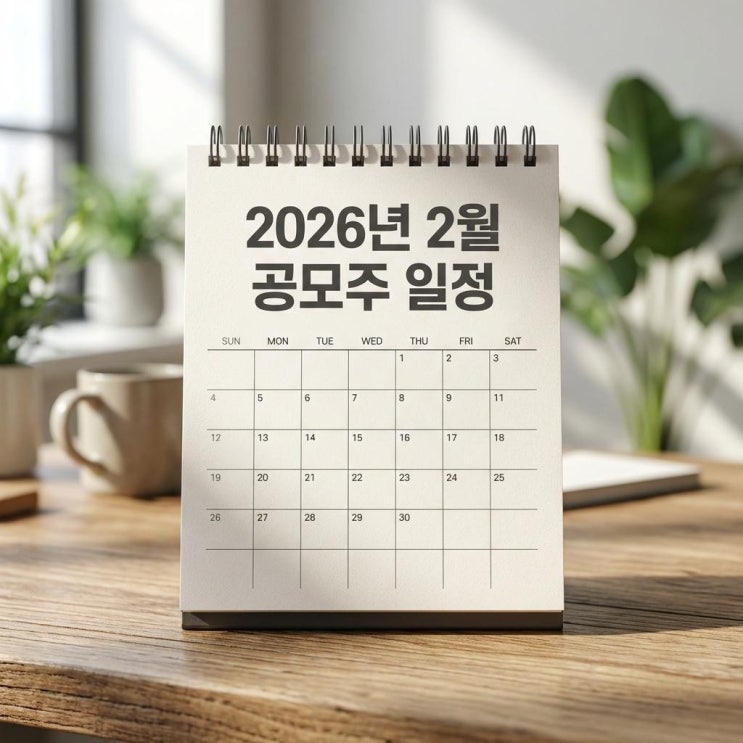  2026년 2월 공모주 일정 케이뱅크 등 대어급 출격! 청약 캘린더 완벽 정리