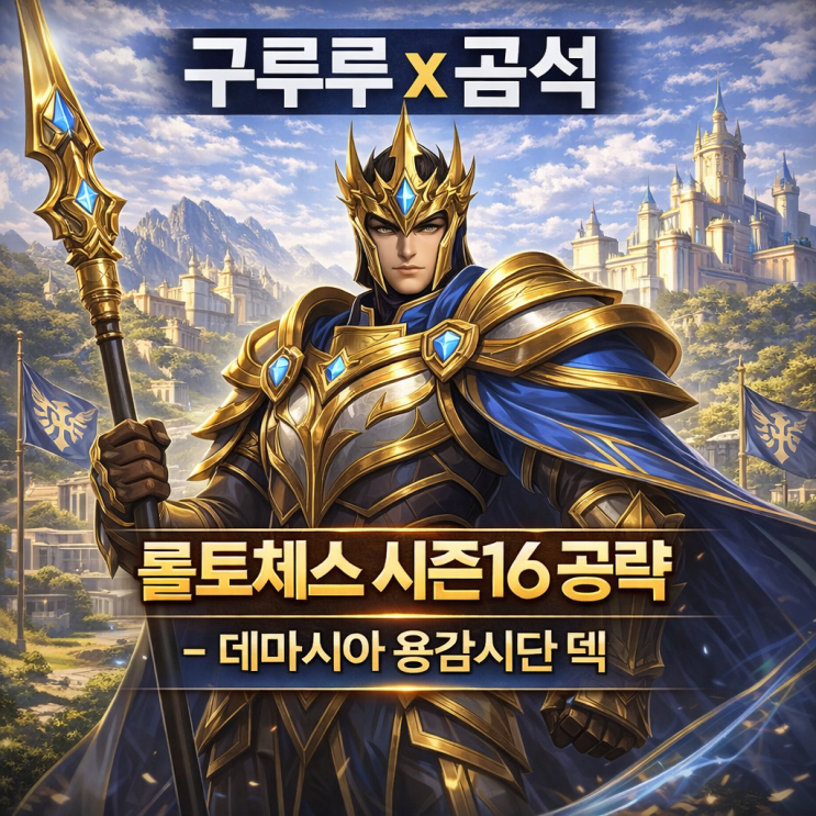  [시즌16] 롤토체스 덱추천 : 데마시아 용감시단 덱